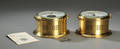 Schatz skibsur og barometer af messing 2 