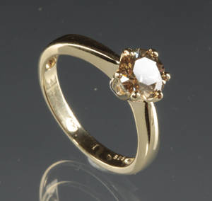 Diamant solitairering, ca. 1.25 ct