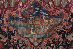 Kashmar. Persisk håndknyttet tæppe. 380x300 cm.