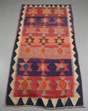 Nordvest persisk Kelim, 257x135 cm.