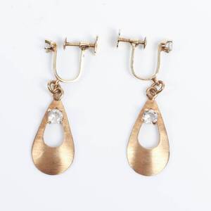 GULDÖRHÄNGEN 18k 2.9g inkl. stenar