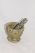 Marmormortel med hel tekel, D 12 cm