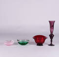 Parti konstglas, bla Iittala och Boda 4 delar