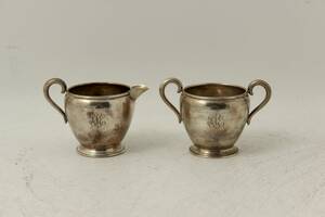 Gräddkannasockerskål