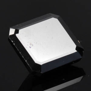 Uindfattet behandlet sort diamant ca 12.03 ct.