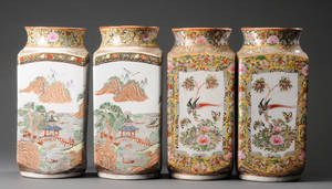 To par vaser af kinesisk porcelæn 4