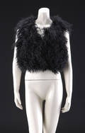 Fur Living. Vest af tibetansk lammepels. One size 