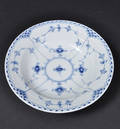 Royal Copenhagen  Kgl. P. Musselmalet Halvblonde. 11 dybe tall. nr. 566. 11