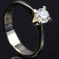 Solitaire ring ca. 0.51 ct.