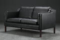 Stouby. To-pers. sofa, læder