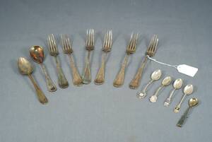 PARTI UDDA BESTICK, SILVER, TOTALVIKT 470 GR