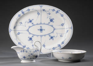 Kgl. P. Musselmalet riflet, div. dele 3