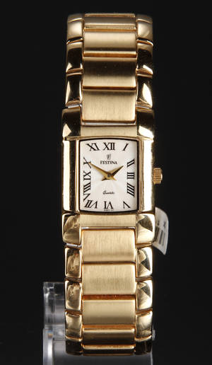 Damearmbåndsur, Festina double med lænke 