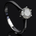 Solitaire ring ca. 1.11 ct.