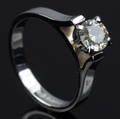 Solitaire ring ca. 0.70 ct.
