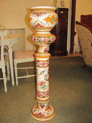 PIDESTAL ITALIENSK,  LERGODS H 108 CM