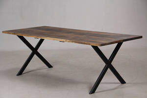 PremiumOak. Dansk produceret plankebord af massivt Dark Brown olieret egetræ 210 cm.