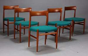 Dansk møbelproducent, spisestole, teak 5