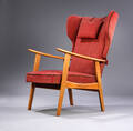 Dansk møbelproducent. Højrygget lænestol, 1960erne 