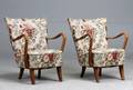 Par armstole, Blomstret creton, 1940`erne