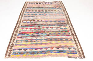 Orientalisk flatvävd matta, Harsin kelim, 225x140 cm