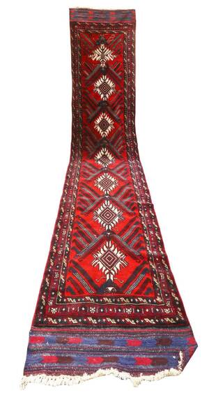 Handknuten matta, orientalisk