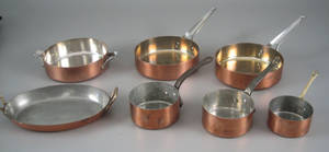 Georg Jensen m.fl. Kobberkøkkentøj 7