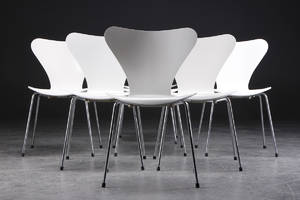 Arne Jacobsen. Syv Syver-stole, Model 3107 7