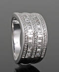 18kt. diamond ring approx. 0.90ct 