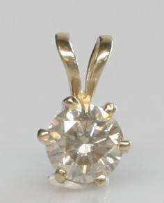 Brillantvedhæng, ca. 0.50 ct.