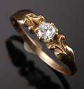 Georg Jensen, Diamantring, 18 kt guld 