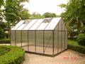 Drivhus i polycarbonat med sokkel  8,88 m2