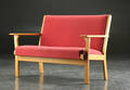 Hans J. Wegner. To-pers. sofa, eg 