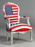 Armstol i rokokostil, Stars and Stripes
