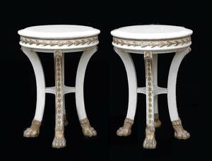 Piedestaler ett par, 1800-talets slut