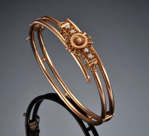 Armring af 14 kt guld, England