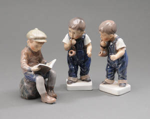 Dahl Jensen, tre porcelænsfigurer. 3