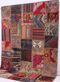 Patchwork kelimcarpet, handsydd 