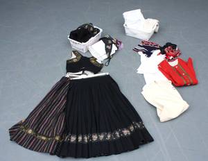 Folkedragter, Damemodel og herremodel, nordfalster 2