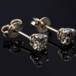 Par brillant ørestikker ca. 0.56 ct.