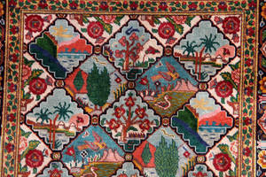 Persisk Antik Tabritz. 191 x 131 cm.