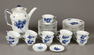 Kgl. Blå blomst. Kaffestel 38