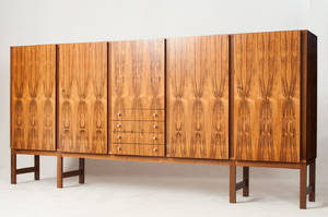 Großes Highboard in Palisander 