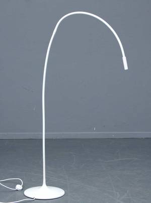 Snaker standerlampe LED hvid