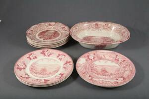 TALLRIKAR, 11 ST 56, SKÅL, ENGLAND, 1800-TAL, I PARTI