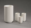 Lyngby porcelæn. Fire Vaser af porcelæn 4