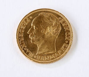 Frederik VIII, 20 kr. GULD 1908 - H. 1