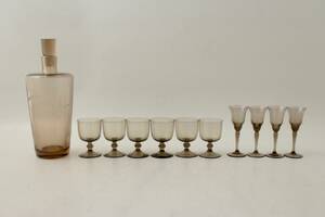 Karaff, 6 4 st glas