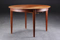 Cirkulært bord m. udtræk, teak, dansk møbeldesign. 4