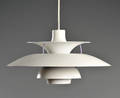 Poul Henningsen. PH5 pendel, hvidlakeret 
